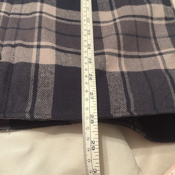 Levi's Men's Navy and Gray Plaid Sherpa Lined Hooded Jacket - Picture 8 of 12